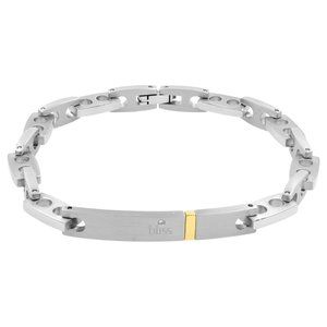 Bliss by Damiani Joint Diamond Bracelet Stainless Steel 18K Yellow Gold